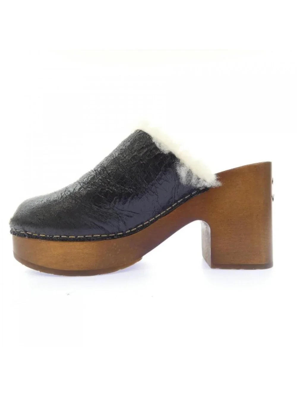Chanel Clog Sandals Black